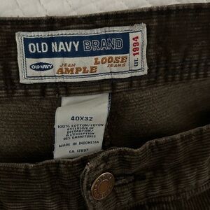 Old Navy Men's Corduroy Pants - Dark Brown